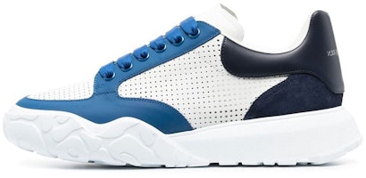 Alexander McQueen Court Trainer 'White Blue' 735782WID6B8899 Alexander McQueen Court Trainer 'White Blue' 735782WID6B8899