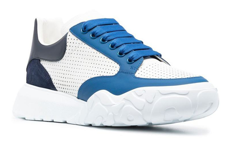 Order アレキサンダー・マックイーン コートトレーナー 白/青 735782WID6B8899