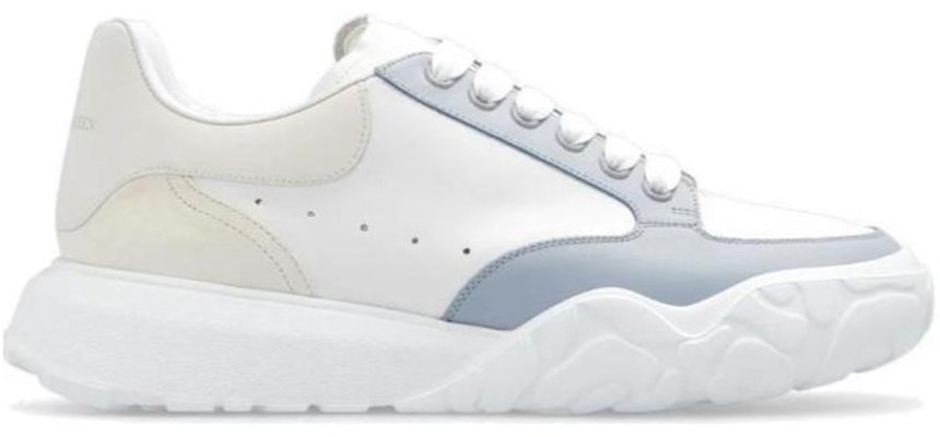 Alexander McQueen Court Trainer 'White Blue Beige' 705117WID698898 Order Alexander McQueen Court Trainer 'White Blue Beige' 705117WID698898