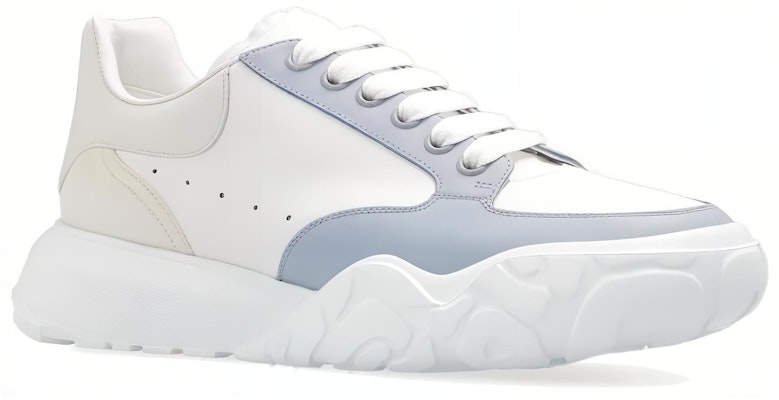 Alexander McQueen Court Trainer 'White Blue Beige' 705117WID698898 Lookbook Alexander McQueen Court Trainer 'White Blue Beige' 705117WID698898