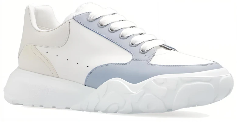 Alexander McQueen Court Trainer 'White Blue Beige' 705117WID698898 Lookbook Alexander McQueen Court Trainer 'White Blue Beige' 705117WID698898