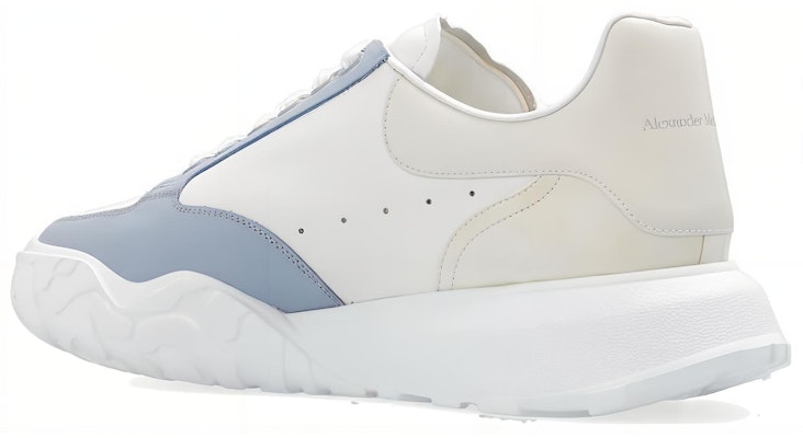 Alexander McQueen Court Trainer 'White Blue Beige' 705117WID698898 Shop Alexander McQueen Court Trainer 'White Blue Beige' 705117WID698898