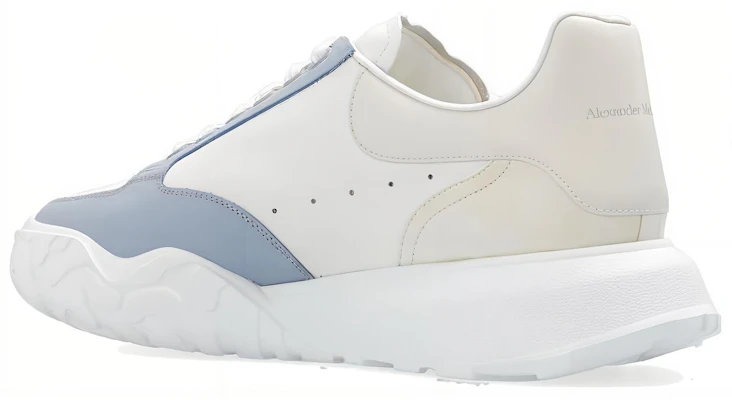 Alexander McQueen Court Trainer 'White Blue Beige' 705117WID698898 Shop Alexander McQueen Court Trainer 'White Blue Beige' 705117WID698898