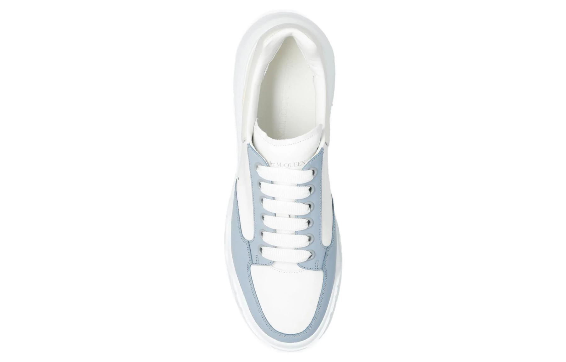 Purchase Alexander McQueen Court Trainer 'White Blue Beige' 705117WID698898