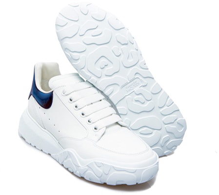 Alexander McQueen Court Trainer 'Blanco Azul Negro' zapatillas 667803WIA9J9409 Shop Alexander McQueen Court Trainer 'Blanco Azul Negro' zapatillas 667803WIA9J9409