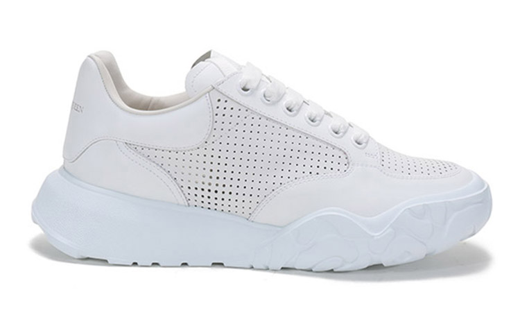 Order 亚历山大·麦昆 白色镂空运动鞋 645887WHZ9A9000