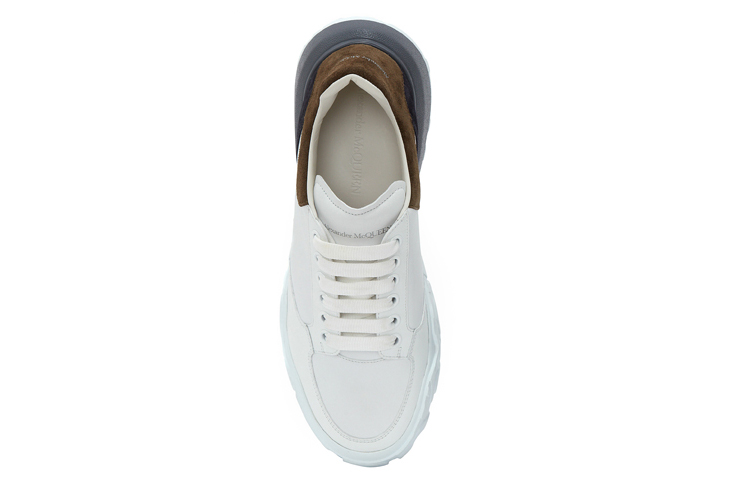 Shop Alexander McQueen Court Trainer 'White Mix' 634618-WHZ93-9855