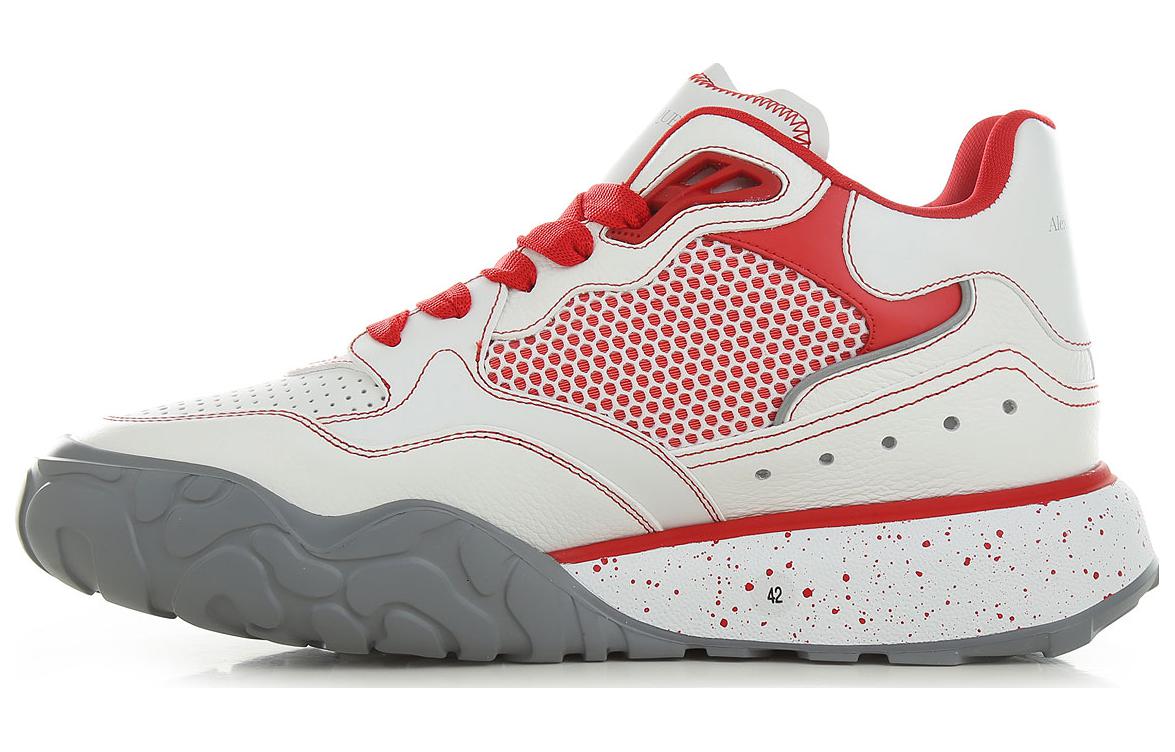 Alexander McQueen Court Trainer 'White Red' 705122-WIBI5-9937