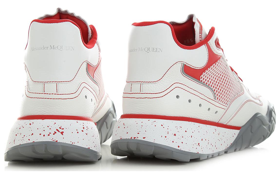 Lookbook Alexander McQueen Court Trainer 'Putih Merah' 705122-WIBI5-9937