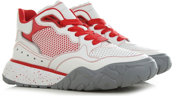 Alexander McQueen Court Trainer 'Putih Merah' 705122-WIBI5-9937 Shop Alexander McQueen Court Trainer 'Putih Merah' 705122-WIBI5-9937