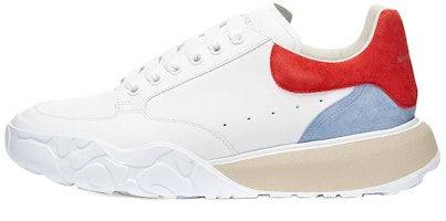 Alexander McQueen Court Trainer 'White Red Blue' 634618-WIA95-9347 Alexander McQueen Court Trainer 'White Red Blue' 634618-WIA95-9347