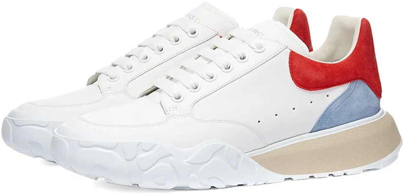 Alexander McQueen Court Trainer 'White Red Blue' 634618-WIA95-9347 Order Alexander McQueen Court Trainer 'White Red Blue' 634618-WIA95-9347