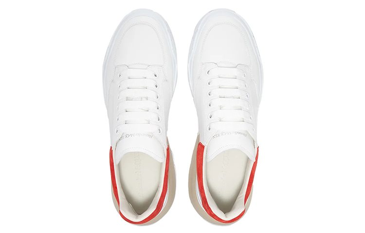 Lookbook Alexander McQueen Zapatillas Court 'Blanco Rojo Azul' 634618-WIA95-9347