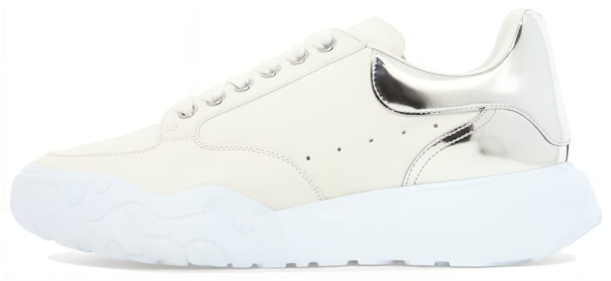 Alexander McQueen Court Trainer 'White Silver' 705117WID6F9071 Buy Alexander McQueen Court Trainer 'White Silver' 705117WID6F9071