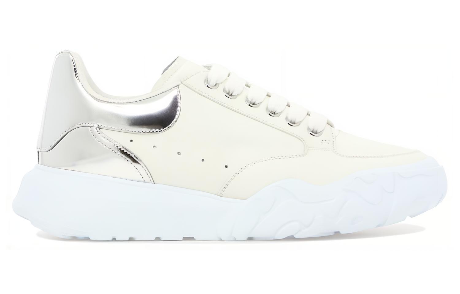 Order Alexander McQueen Court Trainer 'White Silver' 705117WID6F9071