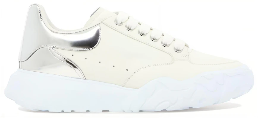 Alexander McQueen Court Trainer 'White Silver' 705117WID6F9071 Order Alexander McQueen Court Trainer 'White Silver' 705117WID6F9071