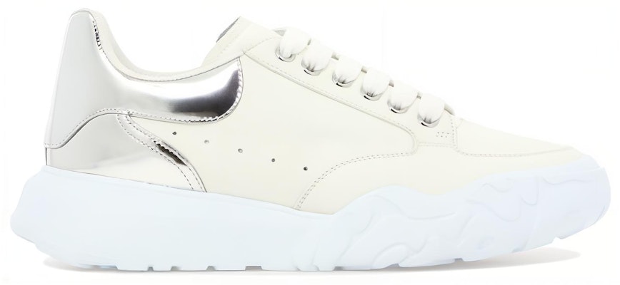 Alexander McQueen Court Trainer 'White Silver' 705117WID6F9071 Order Alexander McQueen Court Trainer 'White Silver' 705117WID6F9071