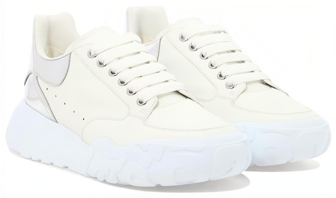 Alexander McQueen Court Trainer 'White Silver' 705117WID6F9071 Lookbook Alexander McQueen Court Trainer 'White Silver' 705117WID6F9071