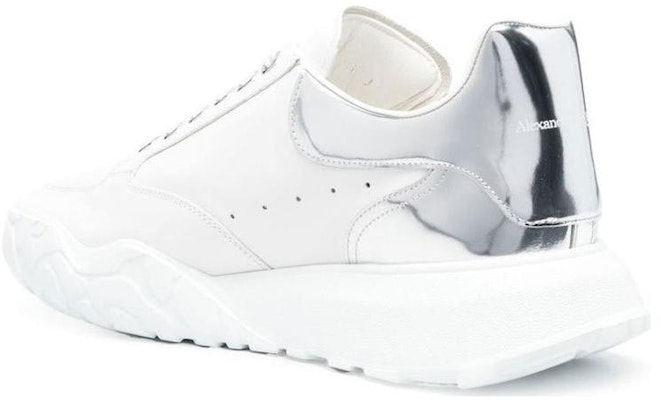 Alexander McQueen Court Trainer 'Putih Perak' 705117WID6F9071 Shop Alexander McQueen Court Trainer 'Putih Perak' 705117WID6F9071
