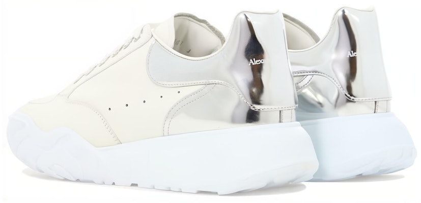 Alexander McQueen Court Trainer 'White Silver' 705117WID6F9071 Shop Alexander McQueen Court Trainer 'White Silver' 705117WID6F9071