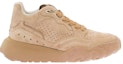 Order Alexander McQueen Court Trainer Mid 'Beige' Lelaki Beige Tengah Kasut. 705121-WIA5C-2391