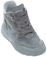 Alexander McQueen亞歷山大·麥昆 Court Trainer 舒適輕便 中幫 生活休閒鞋 男款 灰色 Order Alexander McQueen亞歷山大·麥昆 Court Trainer 舒適輕便 中幫 生活休閒鞋 男款 灰色