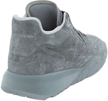 Alexander McQueen亞歷山大·麥昆 Court Trainer 舒適輕便 中幫 生活休閒鞋 男款 灰色 Lookbook Alexander McQueen亞歷山大·麥昆 Court Trainer 舒適輕便 中幫 生活休閒鞋 男款 灰色