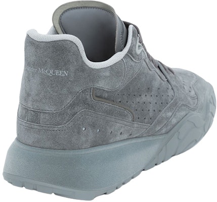 Alexander McQueen亞歷山大·麥昆 Court Trainer 舒適輕便 中幫 生活休閒鞋 男款 灰色 Lookbook Alexander McQueen亞歷山大·麥昆 Court Trainer 舒適輕便 中幫 生活休閒鞋 男款 灰色