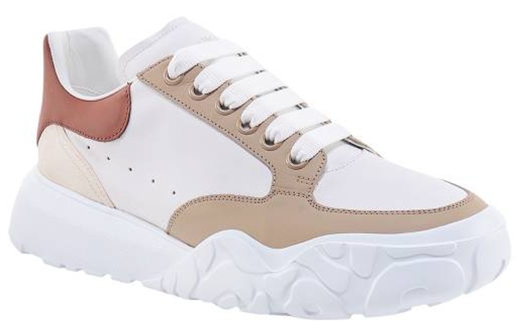 Order Alexander McQueen Court Trainers 'White Tan Red' 735780WID6A8804