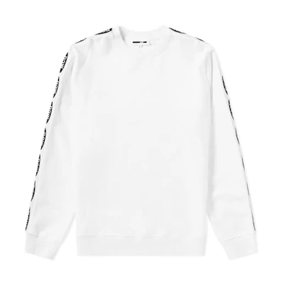 Alexander McQueen Crewneck Long Sleeve Sweatshirt White () 415099-RMT41-9000