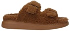 Order Alexander McQueen Curly Shearling Up Sandal 'Tobacco' Coklat Tembakau 682493-WLEK4-2327