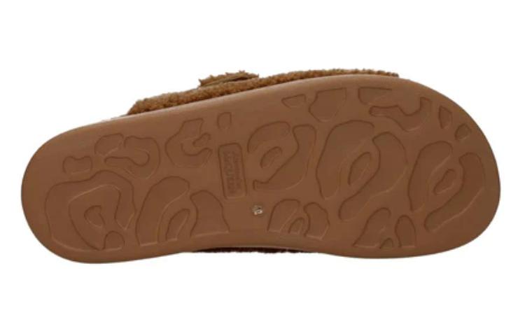 Details for Alexander McQueen Curly Shearling Up Sandal 'Tobacco' 682493-WLEK4-2327
