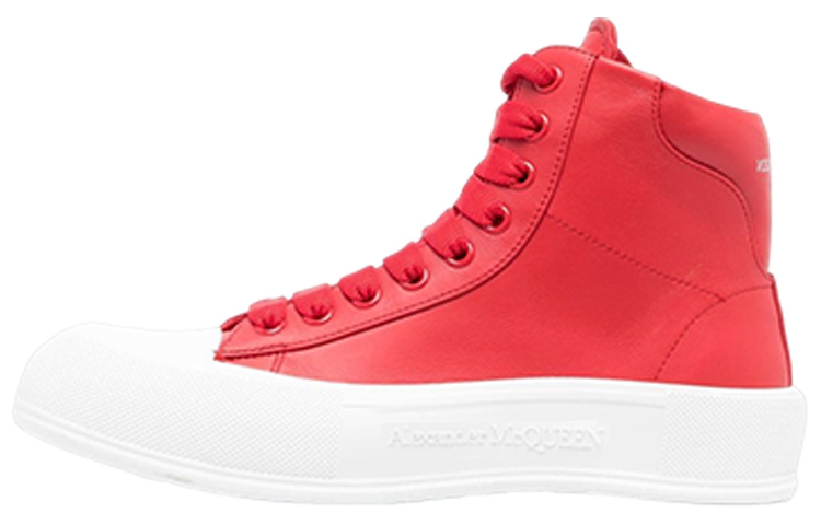 Alexander McQueen Deck 'Red Leather' 705203WHRU06409