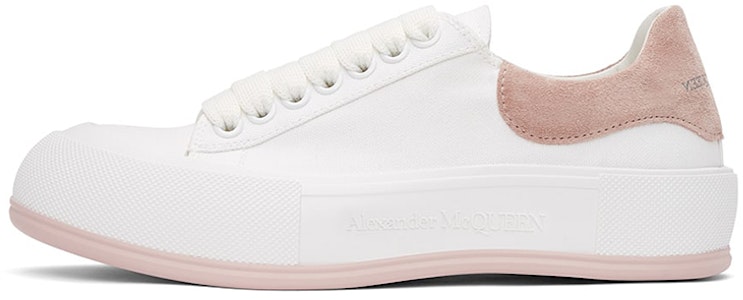 亞歷山大·麥昆 Deck 休閒時尚板鞋 男款 白色 Buy 亞歷山大·麥昆 Deck 休閒時尚板鞋 男款 白色