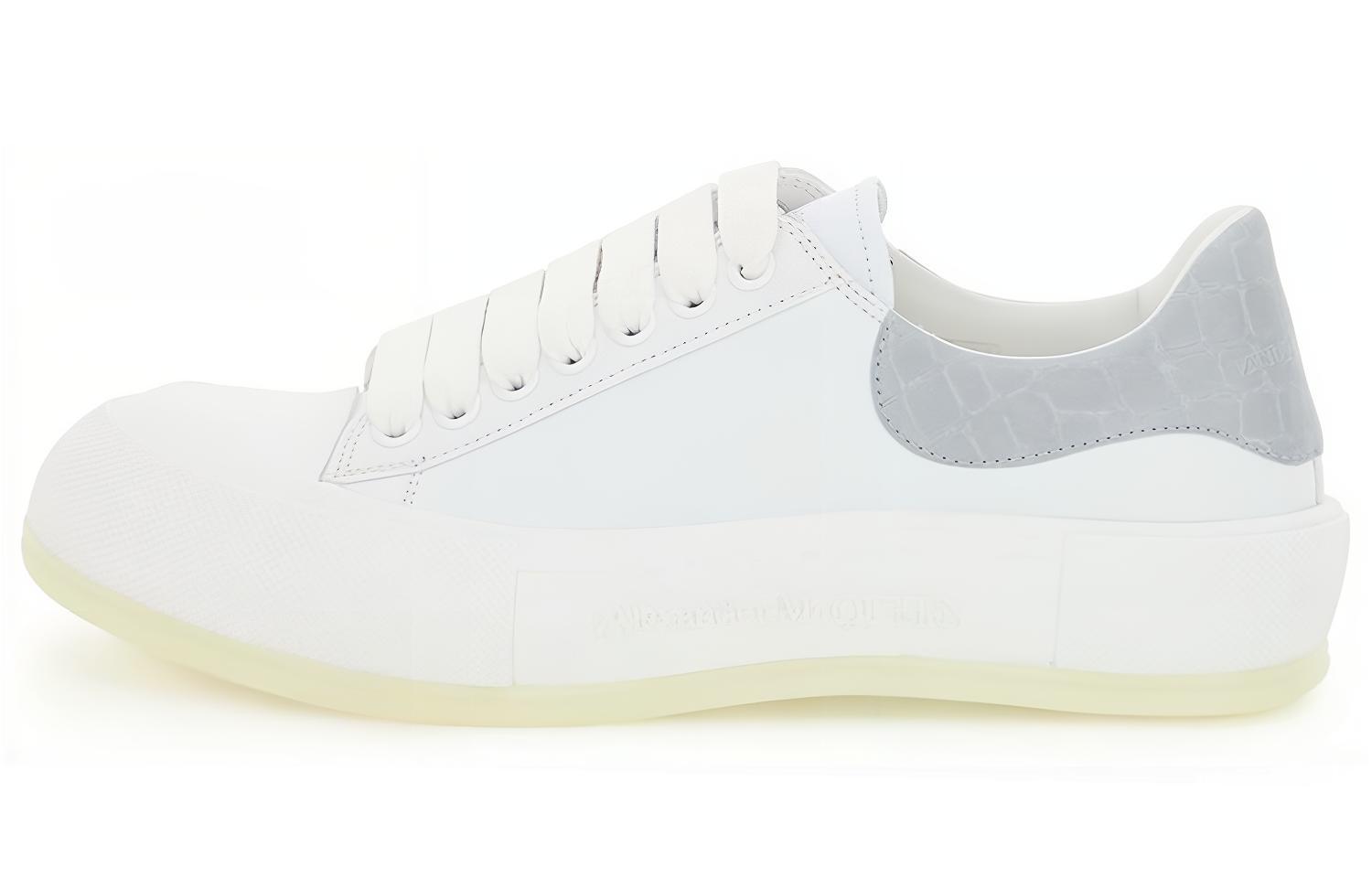 Alexander McQueen Deck 'White Leather' 682406WIB659071