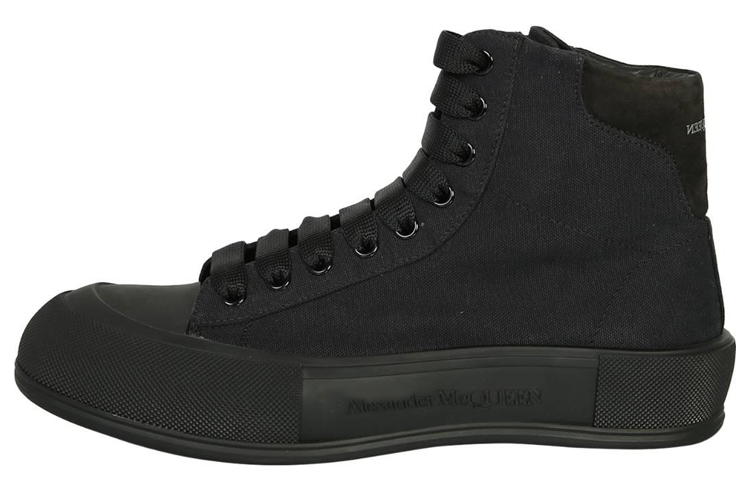 Alexander McQueen Deck High 'Black Fashion' 707681W4MV71000