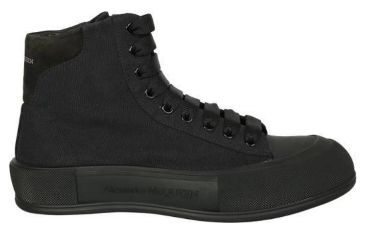 Order 亚历山大·麦昆 Deck 高帮'黑色时尚' 707681W4MV71000