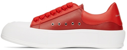Alexander McQueen Deck Lace-Up Plimsoll 'Welsh Red' 667817-WIB64-6123 Alexander McQueen Deck Lace-Up Plimsoll 'Welsh Red' 667817-WIB64-6123