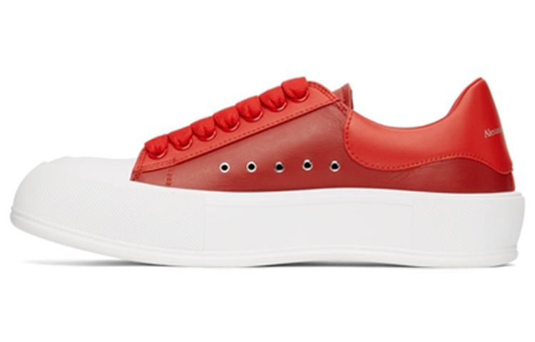 Alexander McQueen Deck Lace-Up Plimsoll 'Welsh Red' 667817-WIB64-6123