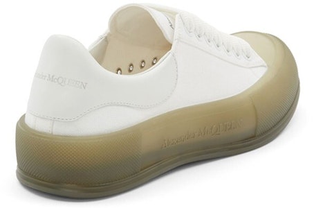 Alexander McQueen Deck Lace-Up Plimsoll 'Putih Khaki' 667819-W4MVW-9055 Lookbook Alexander McQueen Deck Lace-Up Plimsoll 'Putih Khaki' 667819-W4MVW-9055