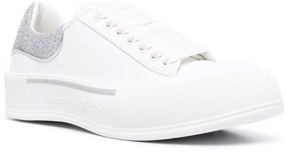 Alexander McQueen Deck Lace-Up Plimsoll 'Putih Perak' 682410-WIB67-9485 Order Alexander McQueen Deck Lace-Up Plimsoll 'Putih Perak' 682410-WIB67-9485