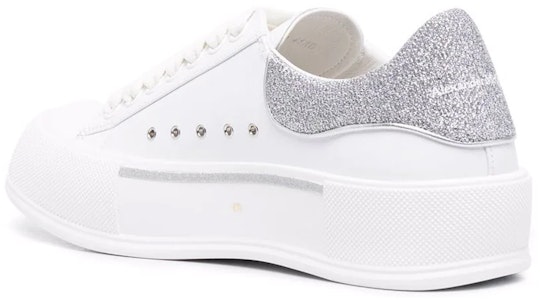 Alexander McQueen Deck Lace-Up Plimsoll 'Putih Perak' 682410-WIB67-9485 Lookbook Alexander McQueen Deck Lace-Up Plimsoll 'Putih Perak' 682410-WIB67-9485