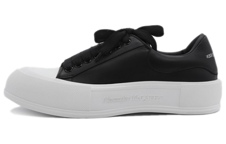 Alexander McQueen Deck Lace Plimsoll 'Black' 667817-WIAB6-1070