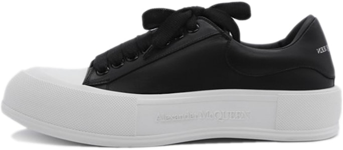 Alexander McQueen Deck Lace Plimsoll 'Hitam' 667817-WIAB6-1070 Buy Alexander McQueen Deck Lace Plimsoll 'Hitam' 667817-WIAB6-1070
