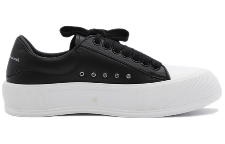 Order Alexander McQueen Deck Lace Plimsoll 'Hitam' 667817-WIAB6-1070