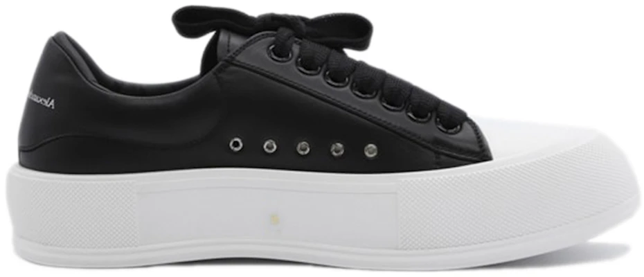 Alexander McQueen Deck Lace Plimsoll 'Hitam' 667817-WIAB6-1070 Order Alexander McQueen Deck Lace Plimsoll 'Hitam' 667817-WIAB6-1070
