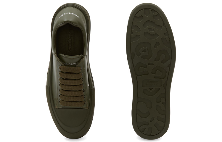 Alexander McQueen Deck Lace Plimsoll 'Khaki' 圖 5