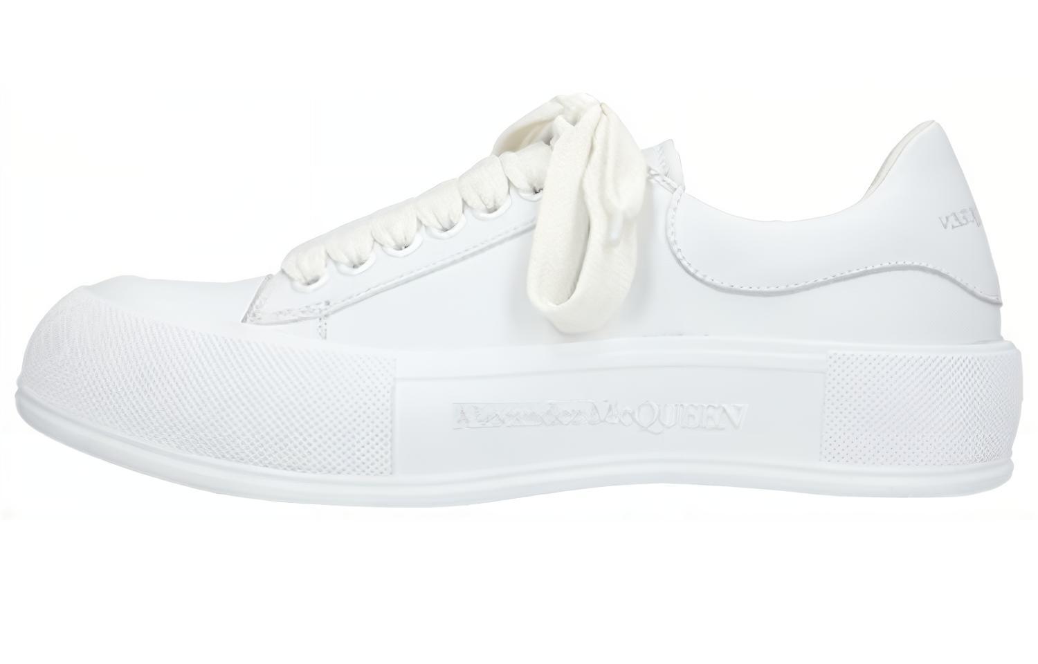 Alexander McQueen Deck Lace Plimsoll 'Optic White' 667817-WIAB6-9065