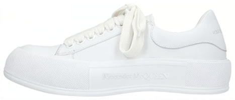 Alexander McQueen Deck Lace Plimsoll 'Optic White' 667817-WIAB6-9065 Alexander McQueen Deck Lace Plimsoll 'Optic White' 667817-WIAB6-9065