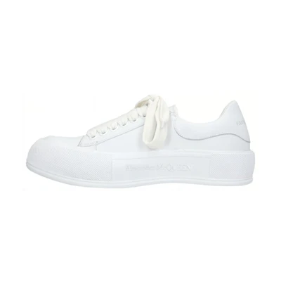Alexander McQueen Deck Lace Plimsoll 'Optic White'